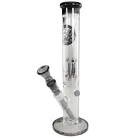 Hoja Negra Ola de Metal 38 cm Cilindro