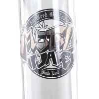 Hoja Negra Ola de Metal 38 cm Cilindro