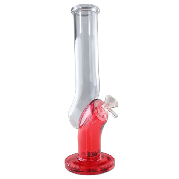 Black Leaf bong de vidrio JL rojo