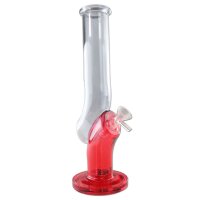 Black Leaf bong de vidrio JL rojo