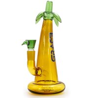 Grace Glass Yellow Palm 27 cm
