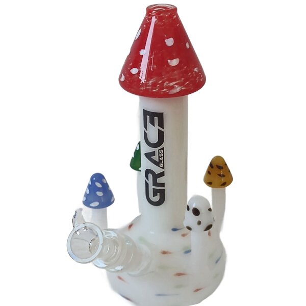 Grace Glass Magic Mushrooms 24,5cm