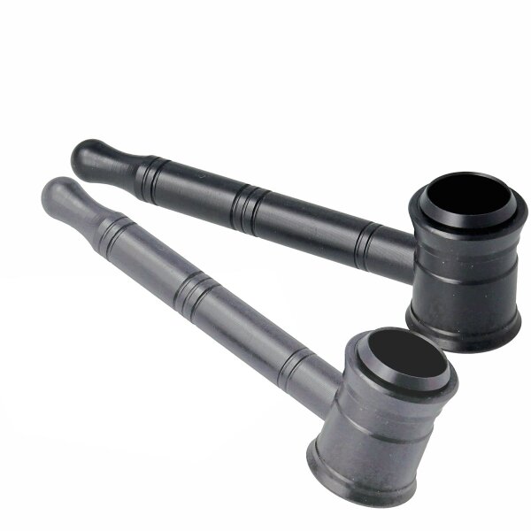 Pipa de mano de metal - 10 cm