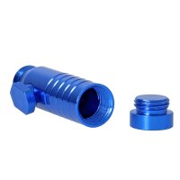 Dosificador de aluminio anodizado 5,2 cm lila