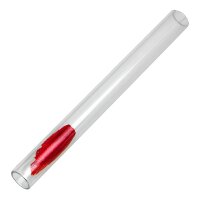Tubo de Rapé de Vidrio Rosas de Amor