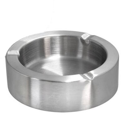 Cenicero de acero inoxidable de 9 cm