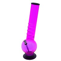 Bong acrílico con bola 37 cm
