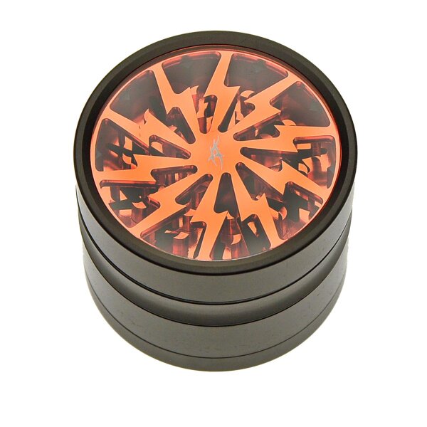 Thorinder Grinder con ventana negro / aranja