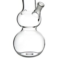 Ehle Bong doble bola con tubo doblado