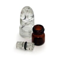 Dosificador botellín de cristal pequeño