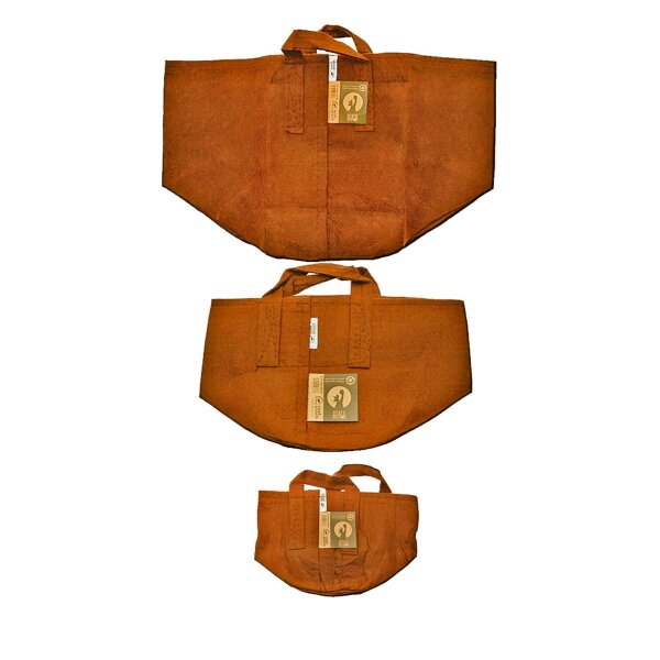 Root Pouch Boxer marrón con mango 250 g/m²