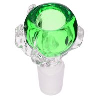 Cazoleta de vidrio con garra 18,8 verde