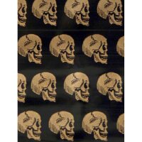 Bolsas autocierre "Golden Skull" 50 x 50 mm 100 uds