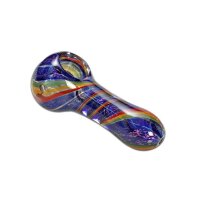 Pipa spoon con ornamentos Rasta