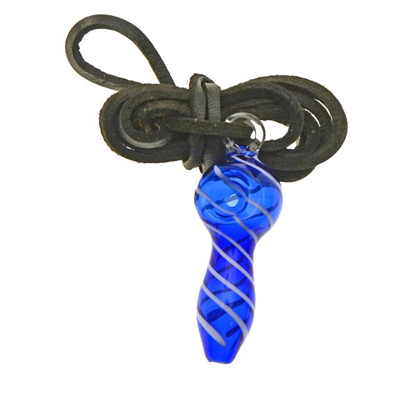 Pipa colgante mini con rayas en espiral