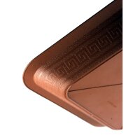 Platillo cuadrado para floreros, terracota, 28,5 x 28,5 cm