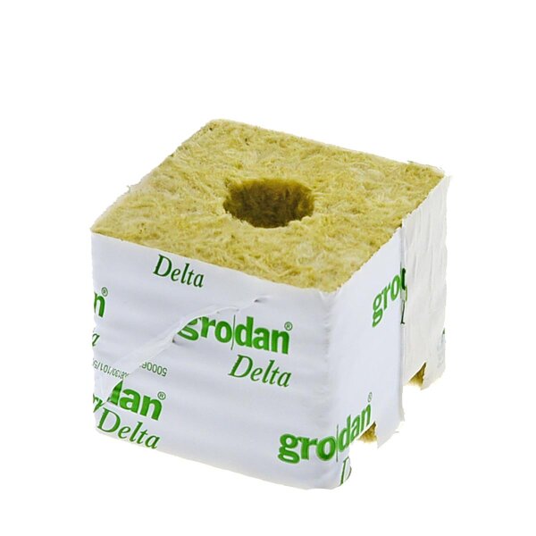 Grodan taco de lana de roca 7,5 x 7,5 x 6,5 cm