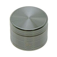 Grinder de polen de Black Leaf con ranuras gris