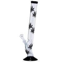 Bong multileaf edición negra 42cm