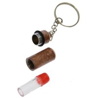Llavero con botellín  multicolor